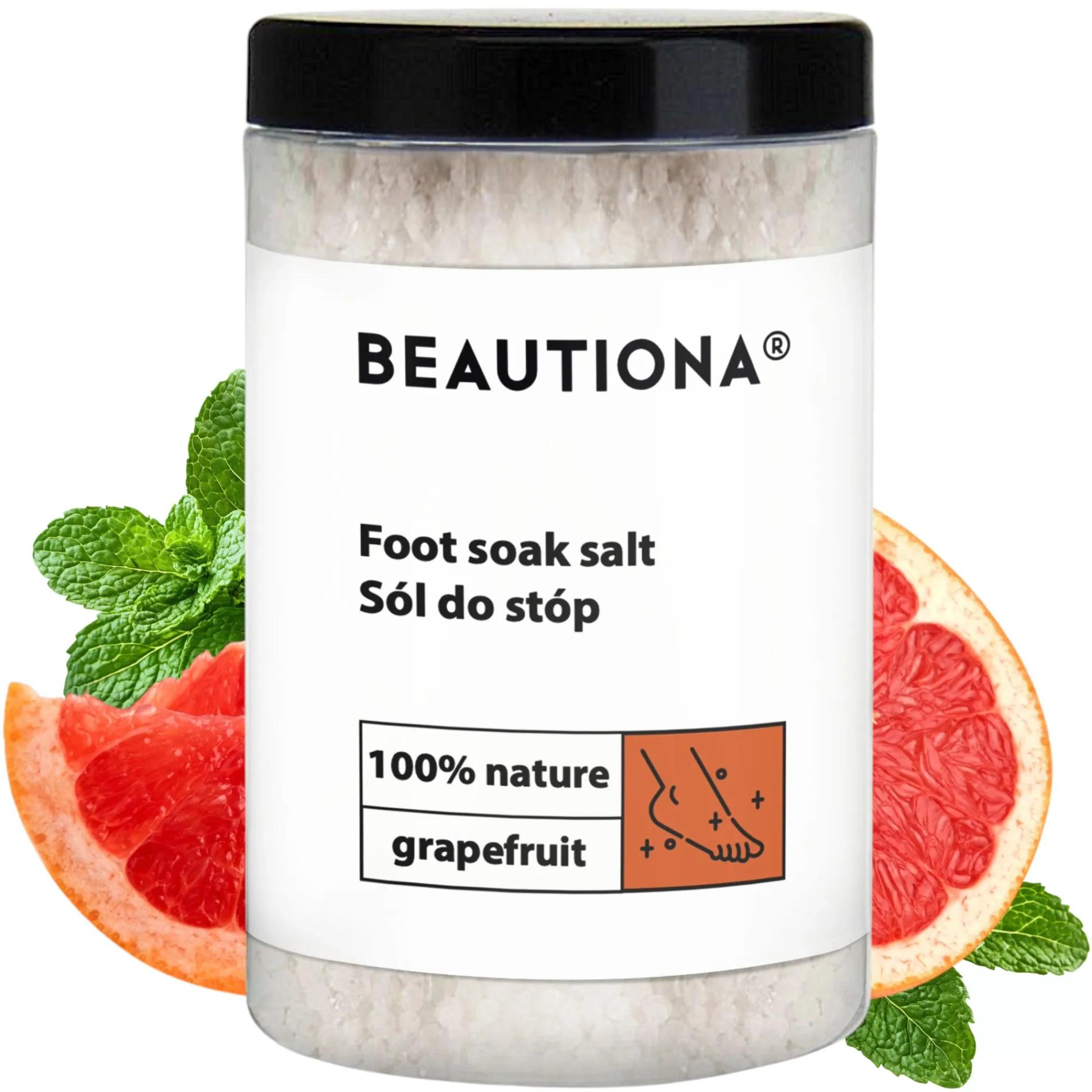 Koupelová sůl Beautiona Grapefruit 500g - 